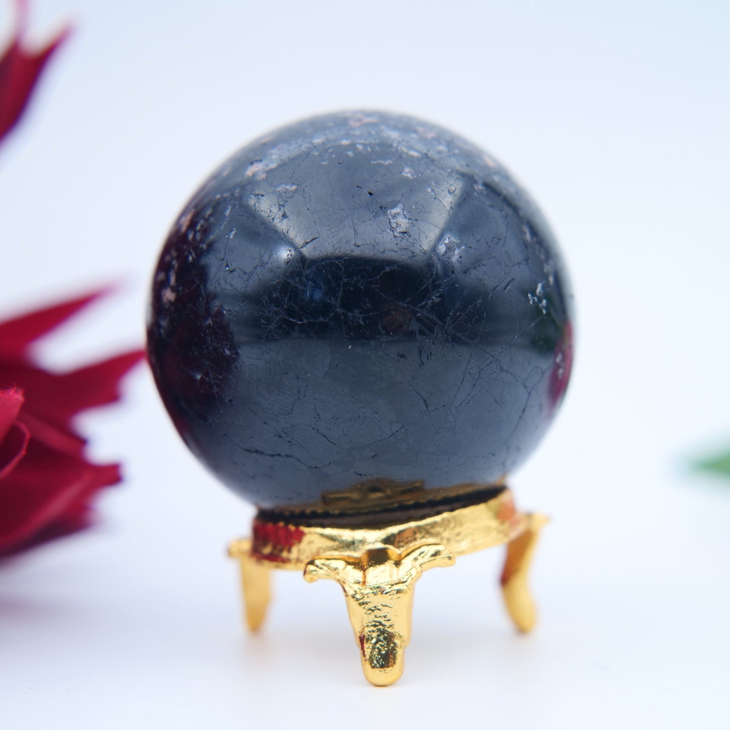 Black Tourmaline Sphere – 50 mm / 195 g