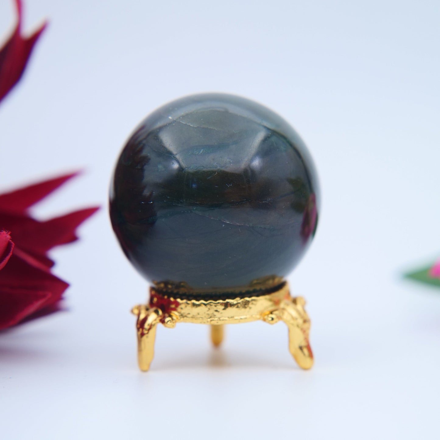 Green Jade Sphere – 46 mm / 134 g