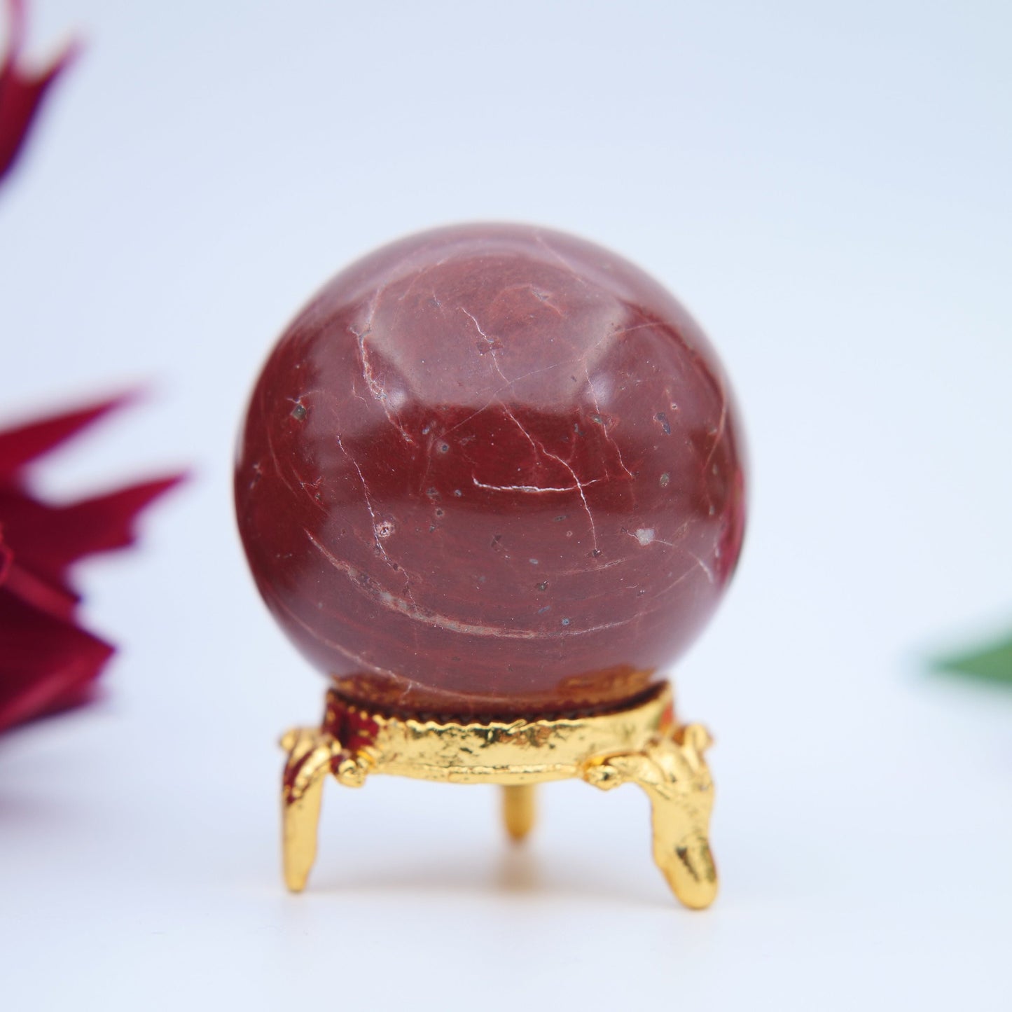 Red Jasper Sphere – 45 mm / 125 g