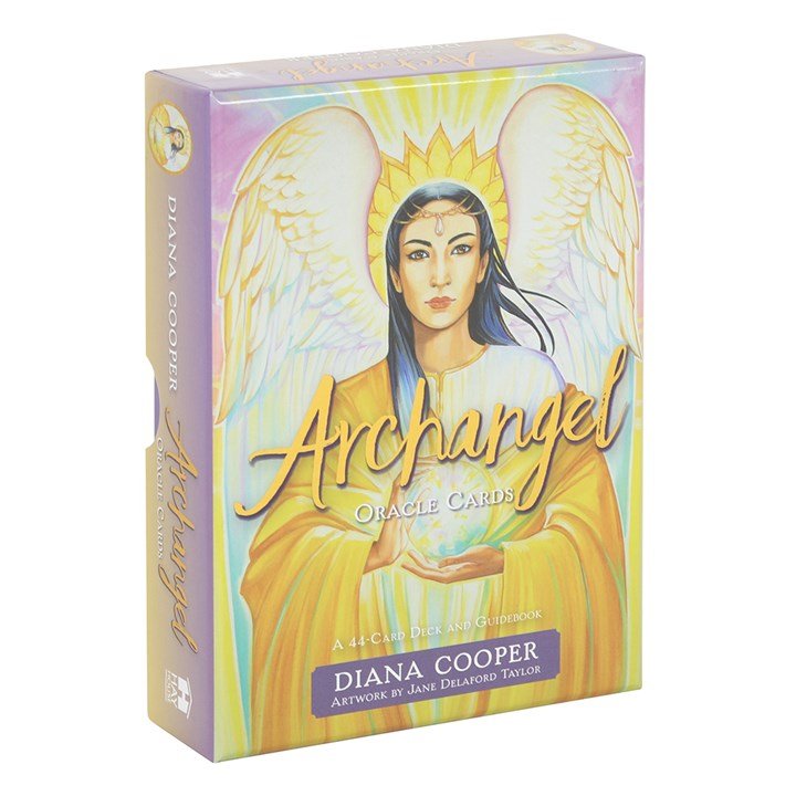 Polished Archangel Oracle Cards featuring natural patterning and unique variations - Positive Faith Hope Love