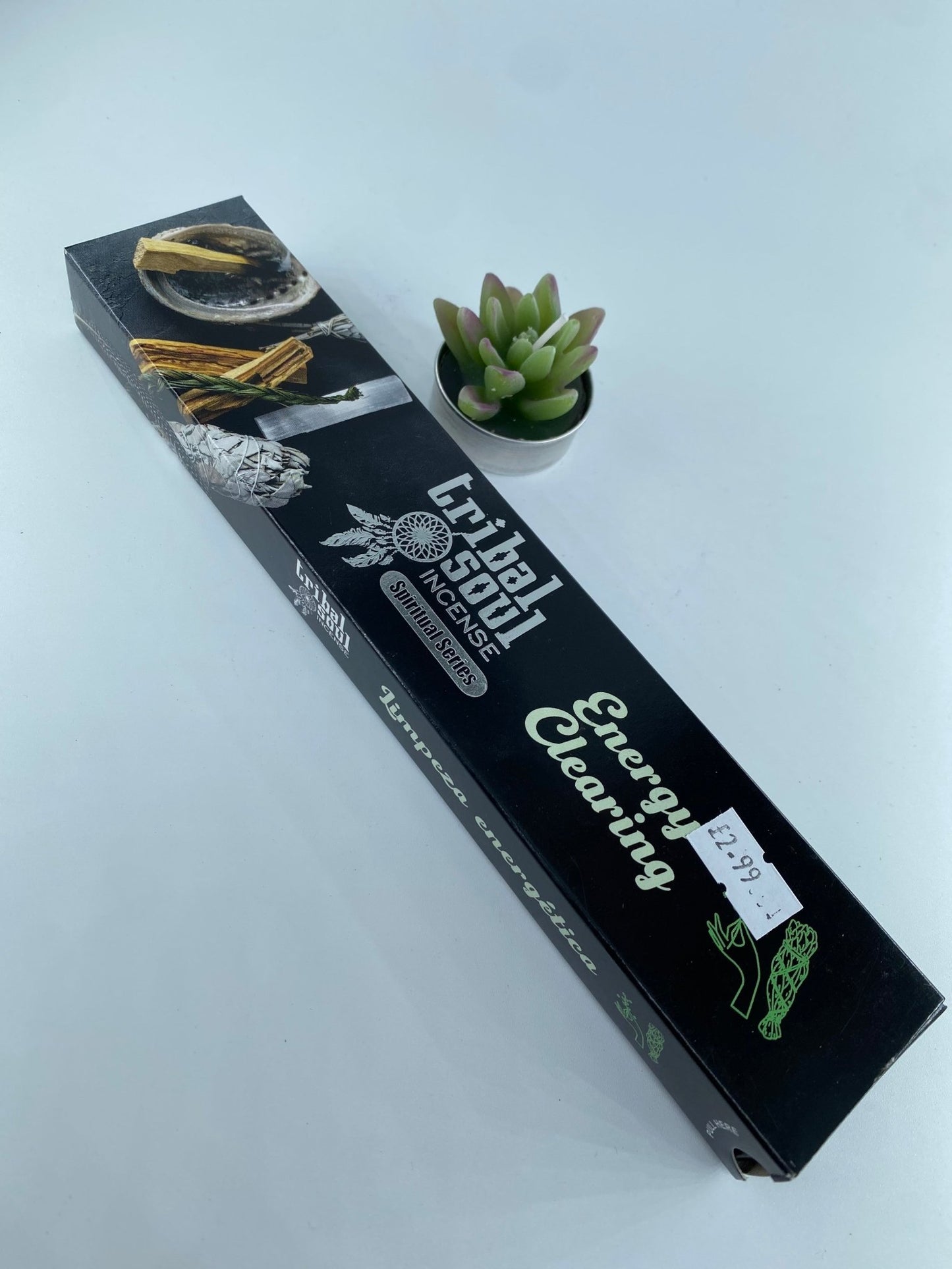 Polished Energy Clearing - Tribal Soul Incense featuring natural patterning and unique variations - Positive Faith Hope Love