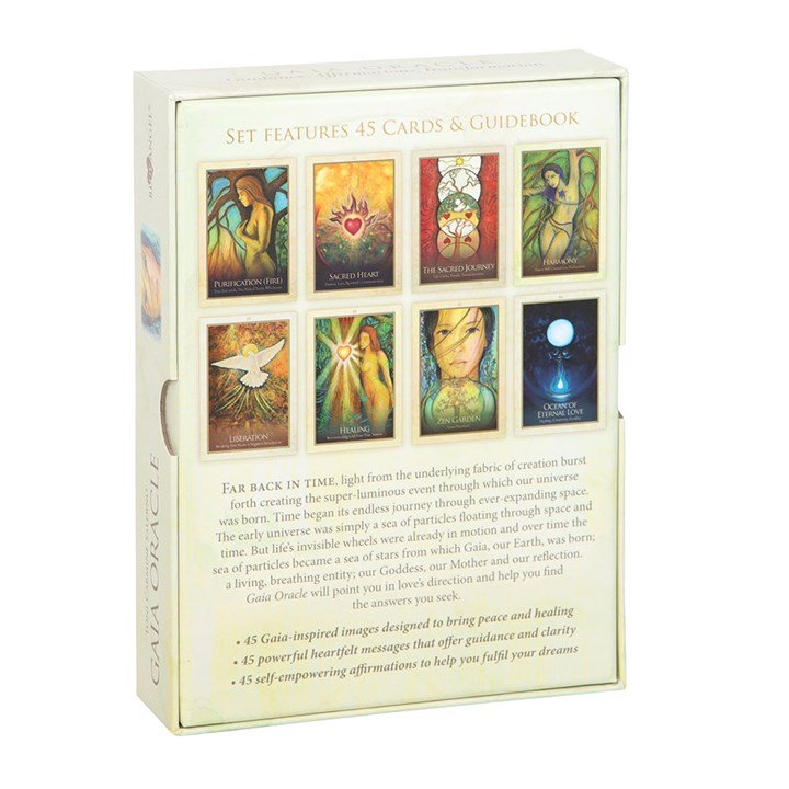 Polished Gaia Oracle Cards featuring natural patterning and unique variations - Positive Faith Hope Love