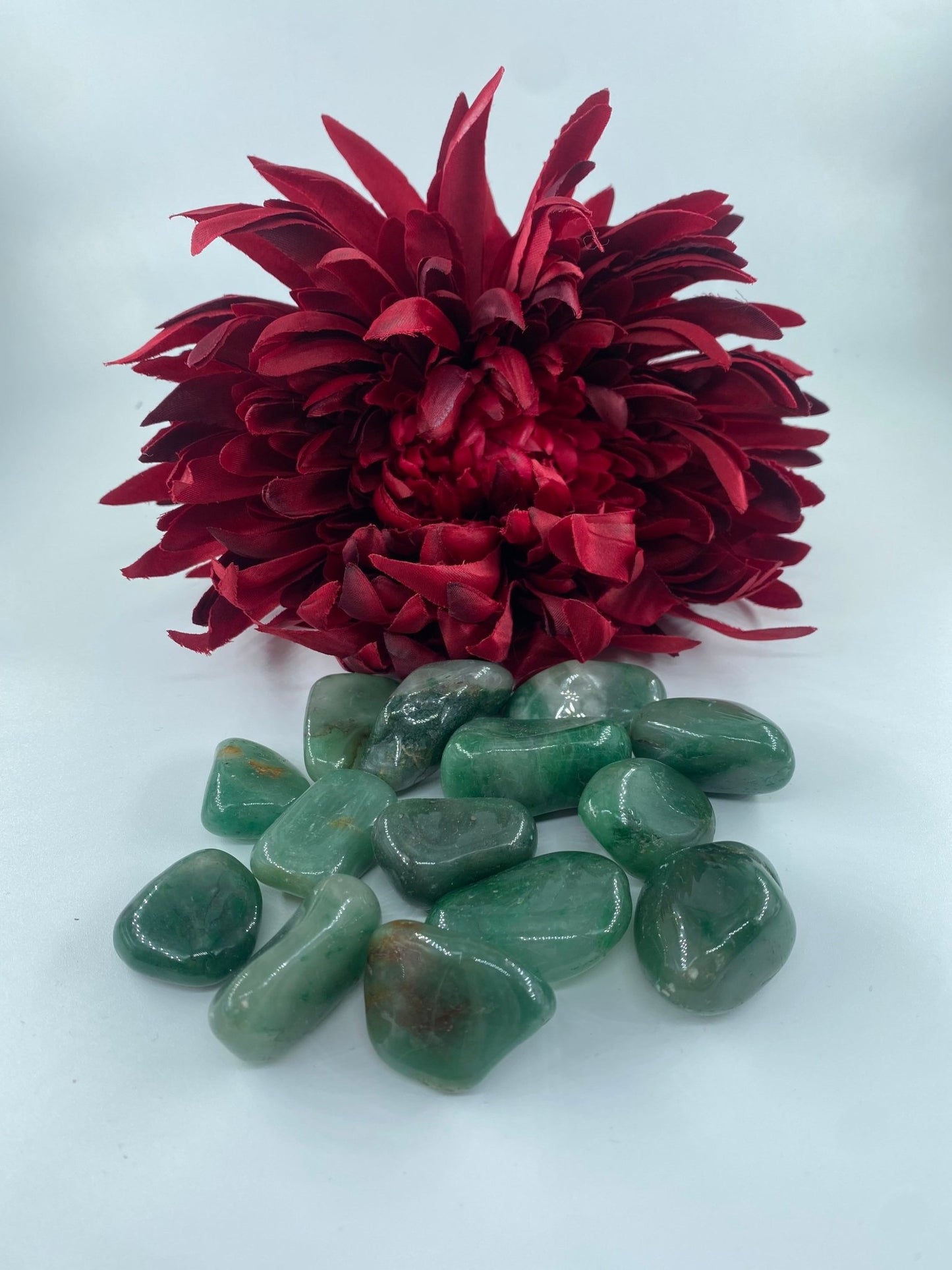 Polished Green Chalcedony - Tumble Stone featuring soft translucent tone and smooth polish - Positive Faith Hope Love