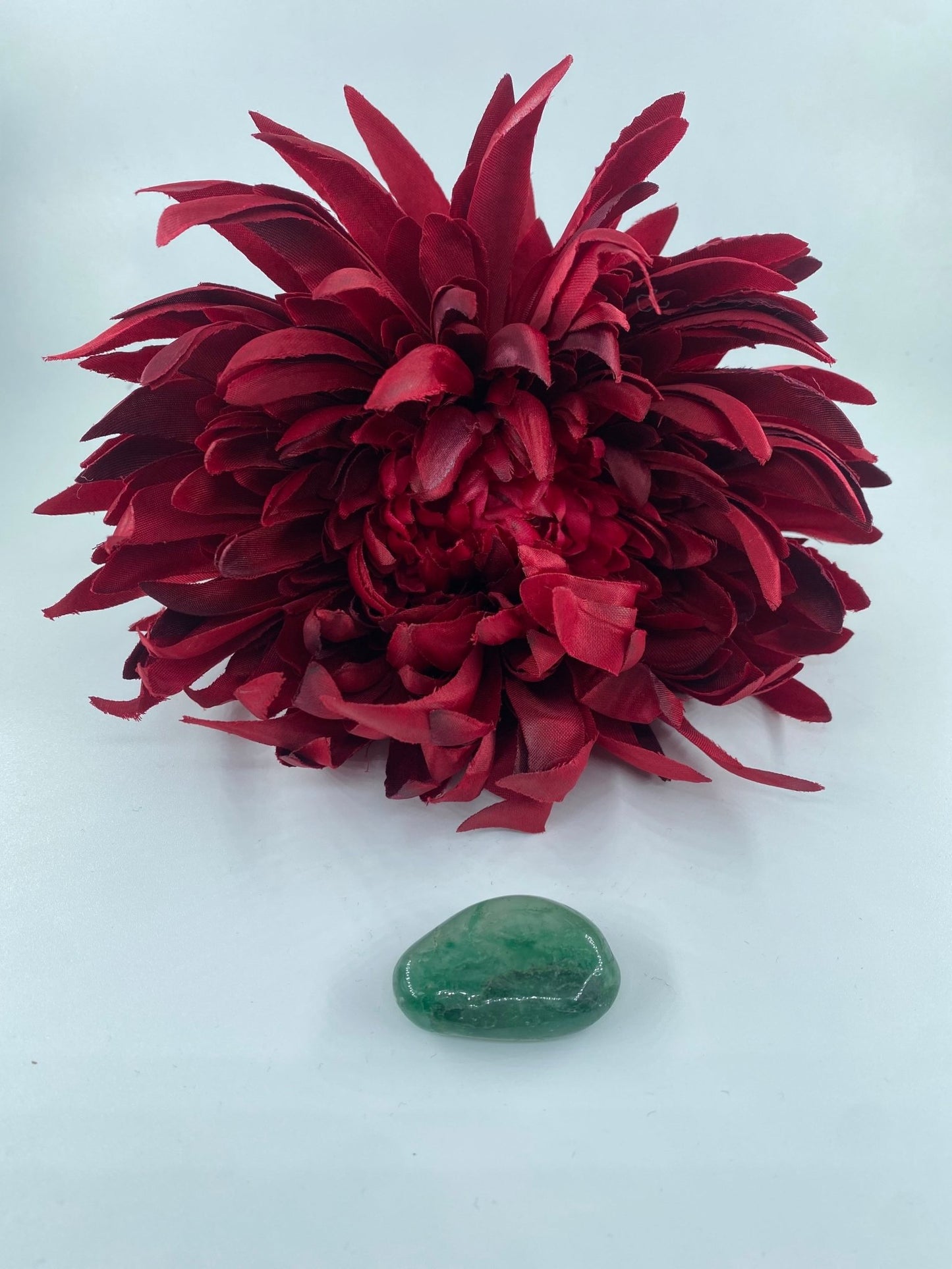 Polished Green Chalcedony featuring soft translucent tone and smooth polish - Positive Faith Hope Love