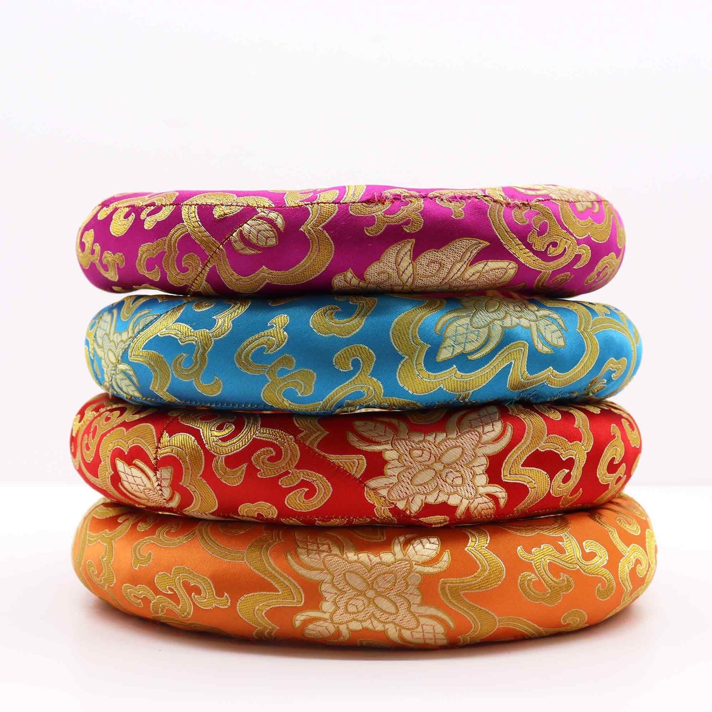 Polished Hoop Cushion 24Cm For 26Cm Singing Bowl Assorted Colours 1 featuring natural patterning and unique variations - Positive Faith Hope Love