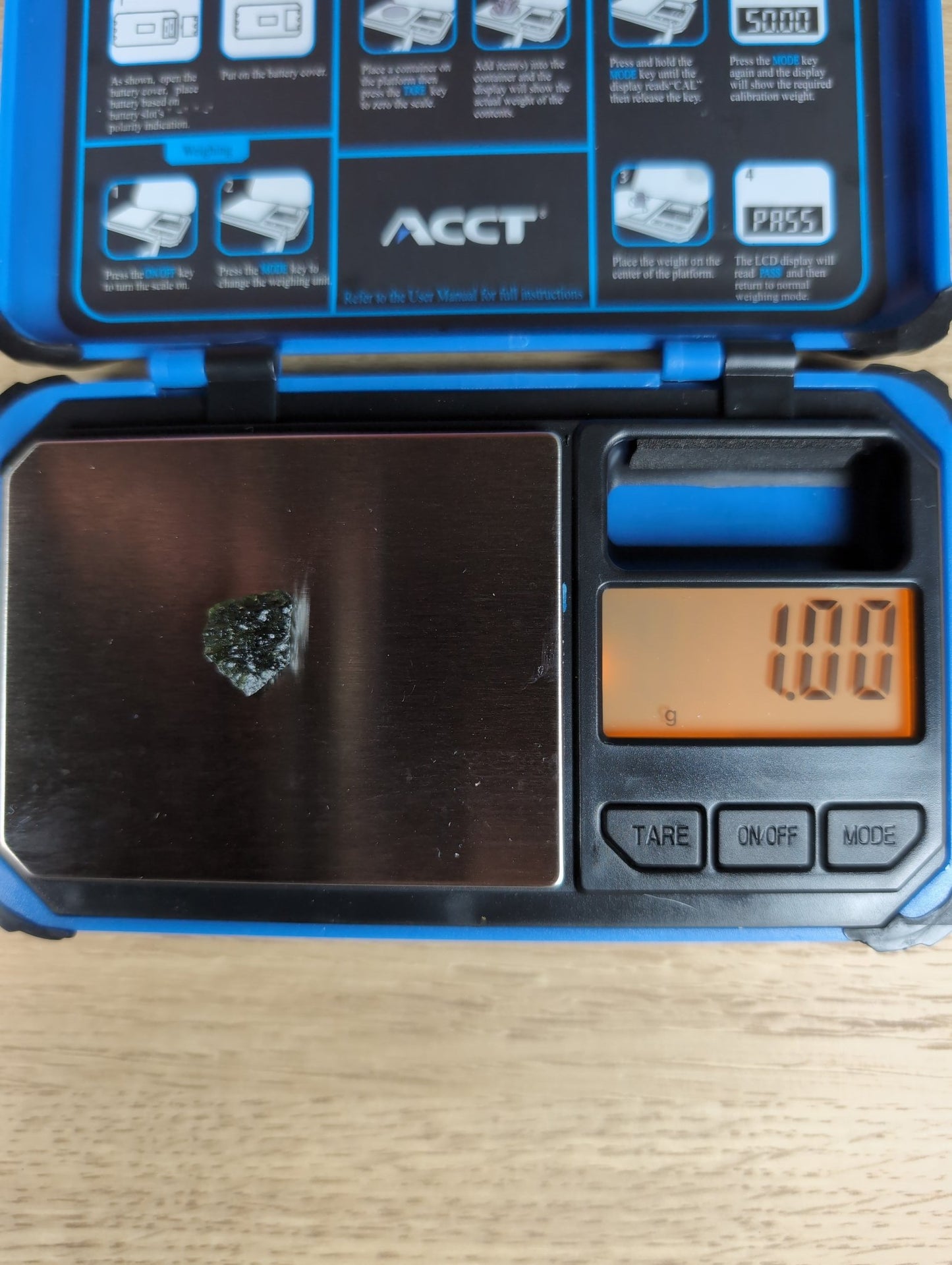 Polished Natural Czech Moldavite Locality Chlum 0 97G featuring natural patterning and unique variations - Positive Faith Hope Love