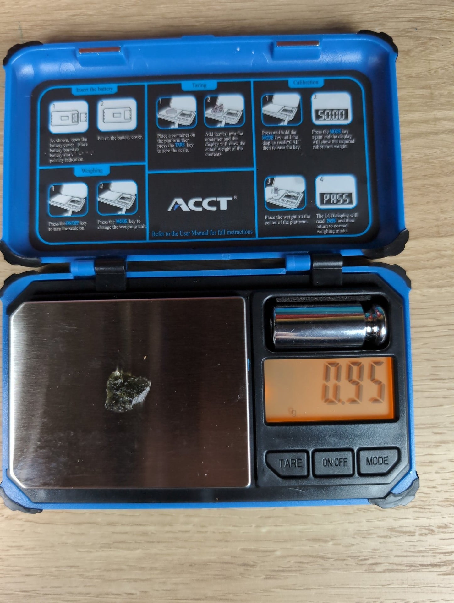 Polished Natural Czech Moldavite Locality Chum 0 93G featuring natural patterning and unique variations - Positive Faith Hope Love