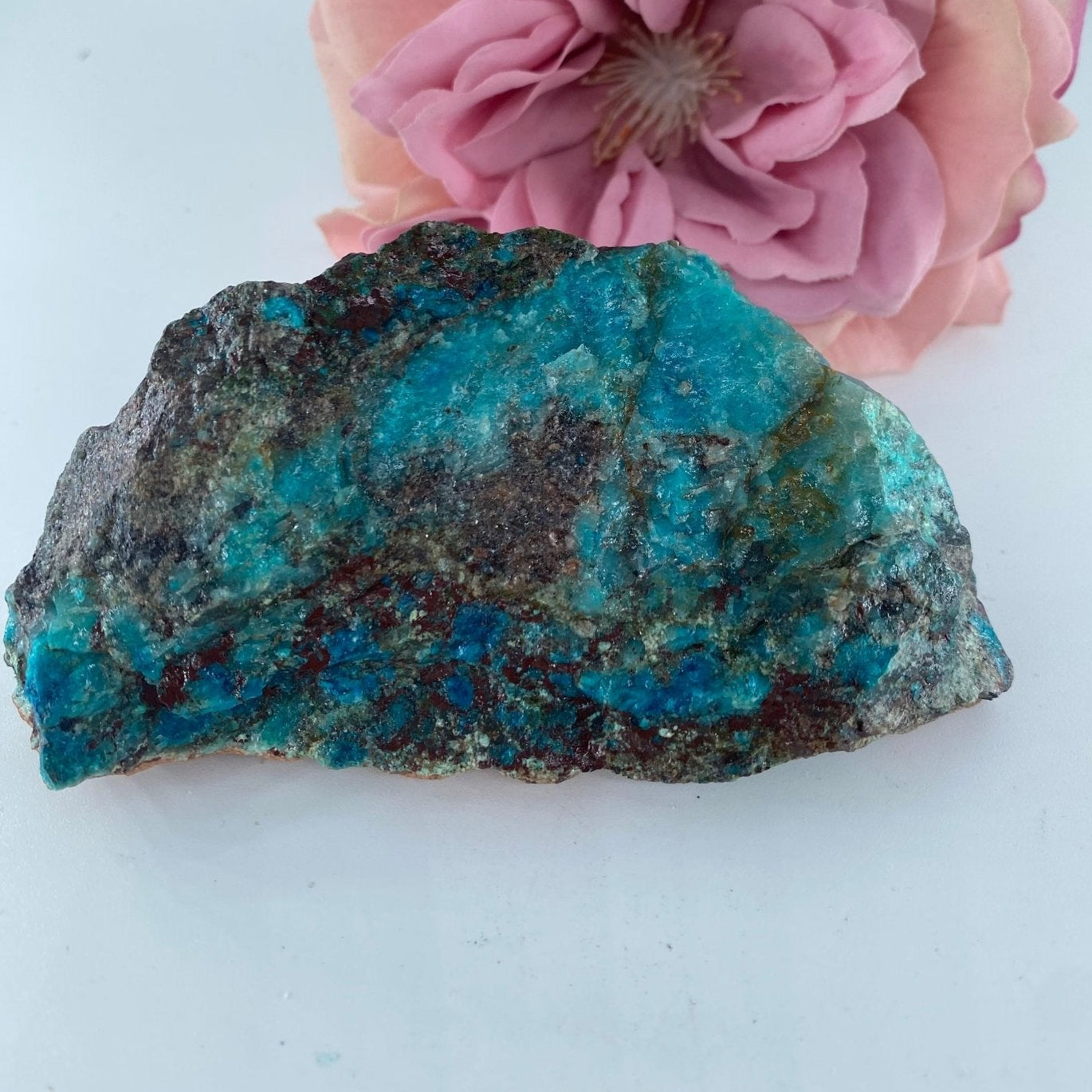 Natural Rough Crysocella 122 Grams featuring natural patterning and unique variations - Positive Faith Hope Love