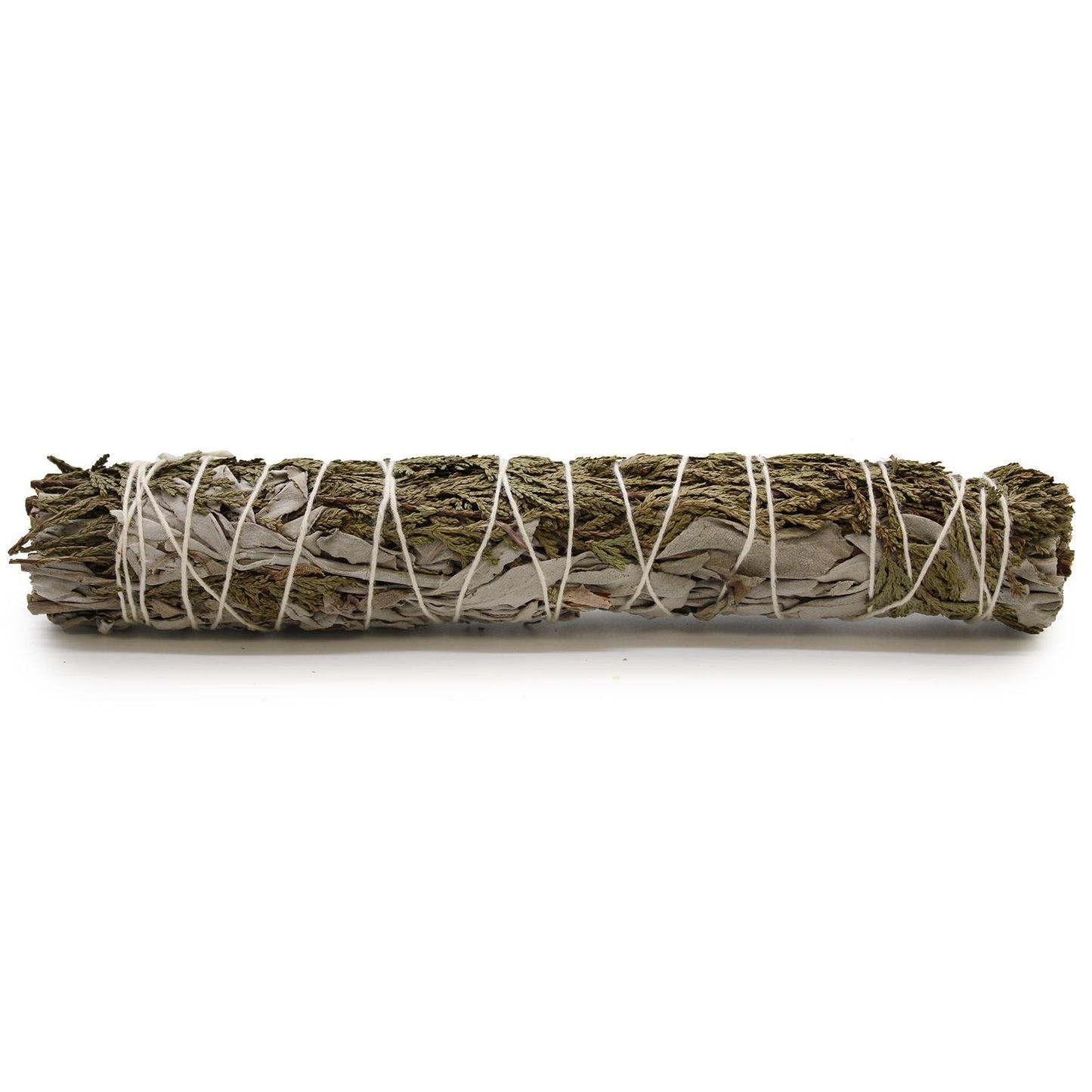 Polished Smudge Stick White Sage Cedar 22 Cm featuring natural patterning and unique variations - Positive Faith Hope Love