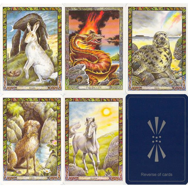 Polished The Druid Animal Oracle Deck Tarot featuring natural patterning and unique variations - Positive Faith Hope Love