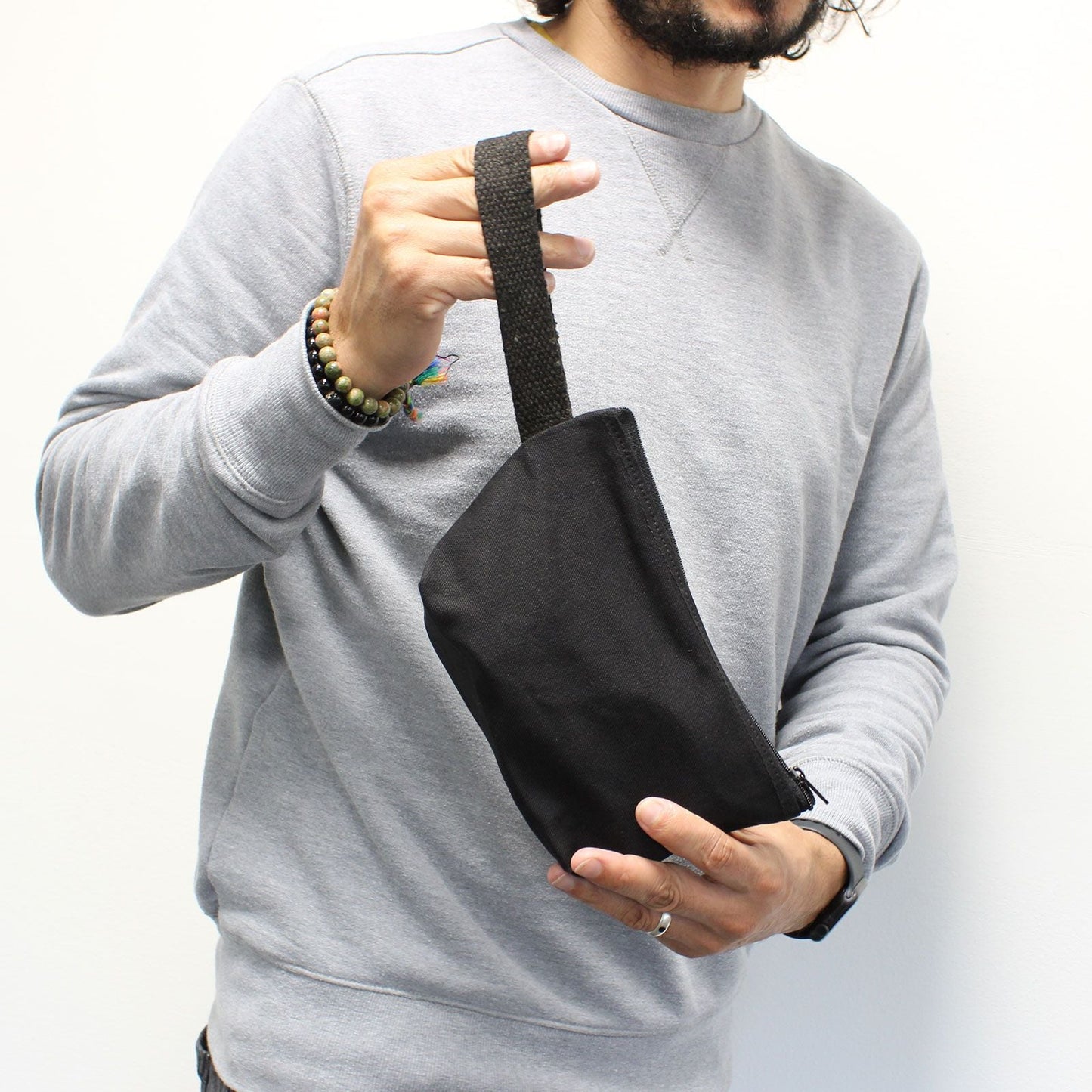 Polished Toiletry Bag Gentlemen Club featuring natural patterning and unique variations - Positive Faith Hope Love