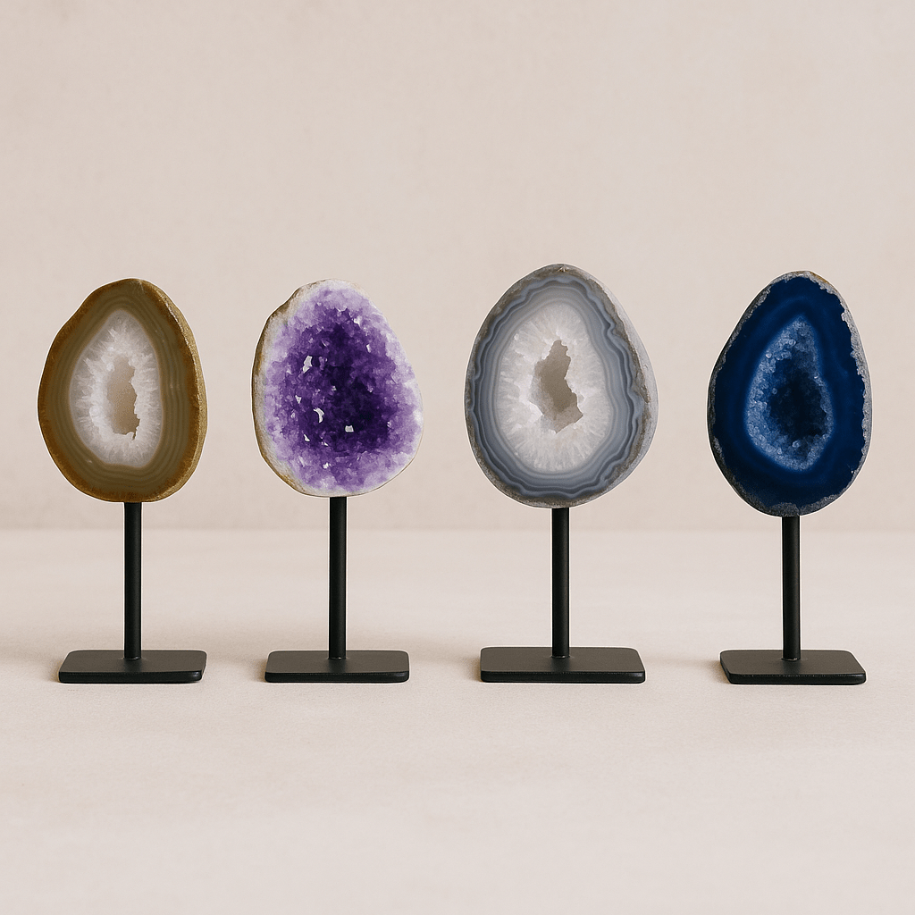 Brazilian Druzy Agate Geodes