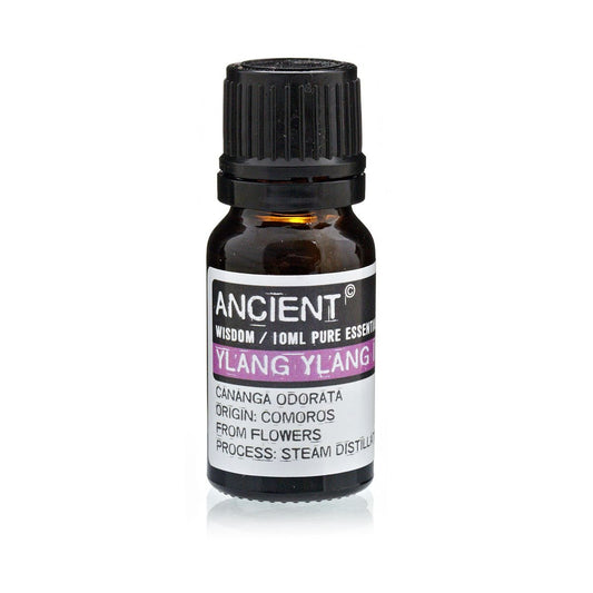 Polished 10 ml Ylang Ylang I Essential Oil featuring natural patterning and unique variations - Positive Faith Hope Love
