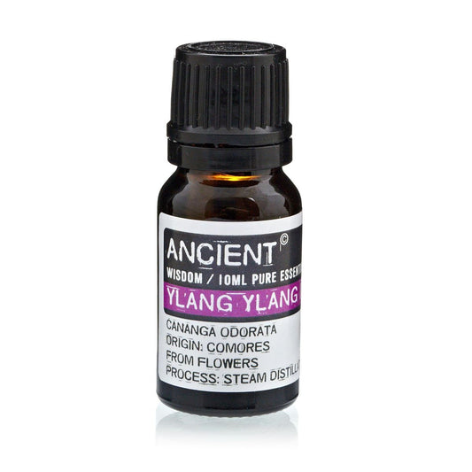 Polished 10 ml Ylang Ylang III featuring natural patterning and unique variations - Positive Faith Hope Love