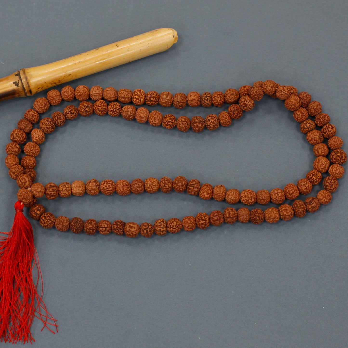 108 Rudraksha Mala - Brown - Positive Faith Hope Love