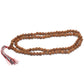 Polished 108 Rudraksha Mala Natural featuring natural patterning and unique variations - Positive Faith Hope Love