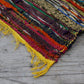 Polished 154 X 90Cm Luxury Rag Rug Yellow featuring natural patterning and unique variations - Positive Faith Hope Love