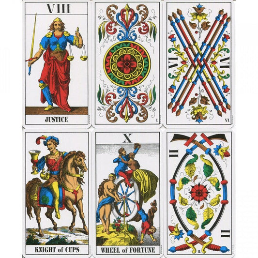 1JJ Swiss Tarot Cards - Positive Faith Hope Love