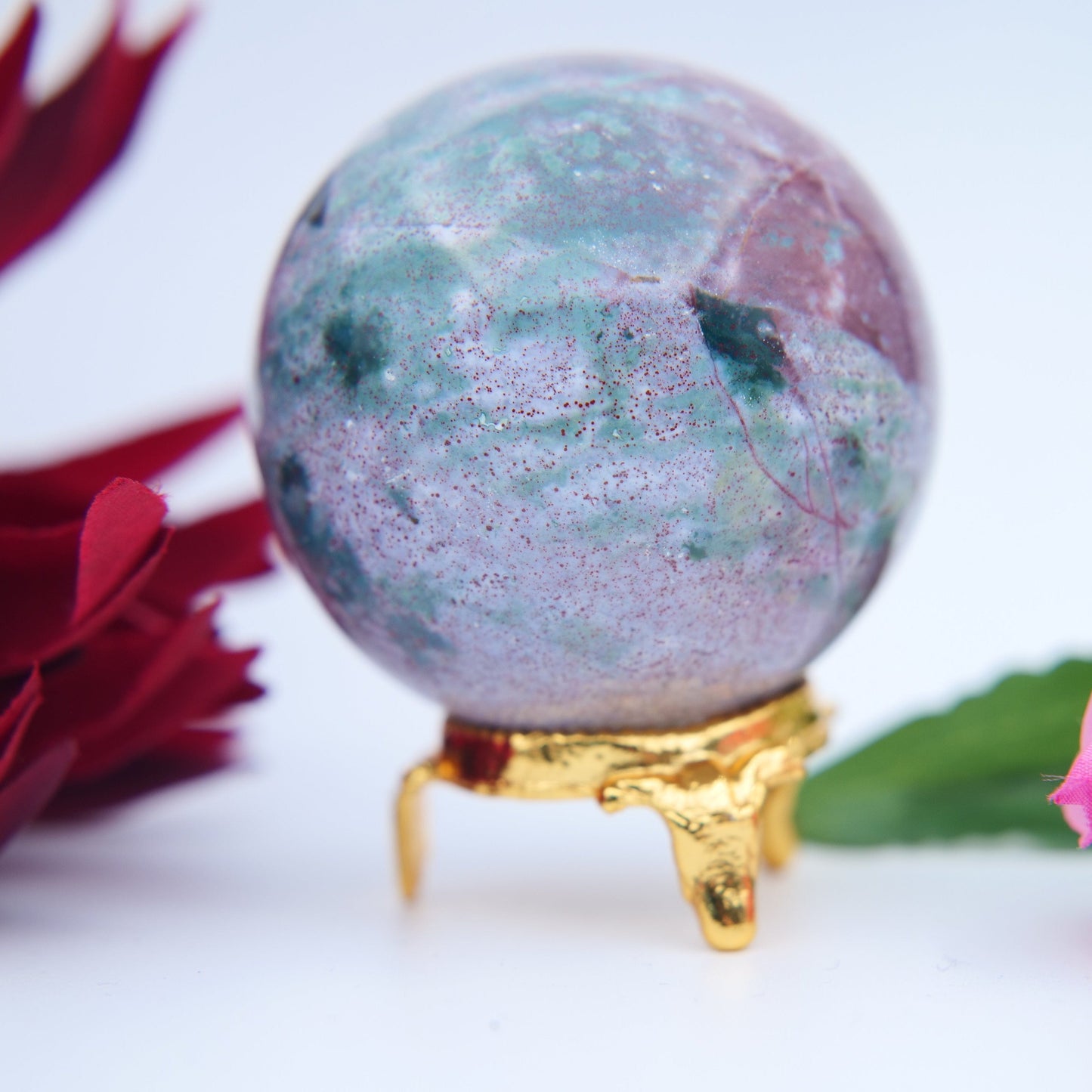 Ocean Jasper Sphere – 56 mm / 230 g