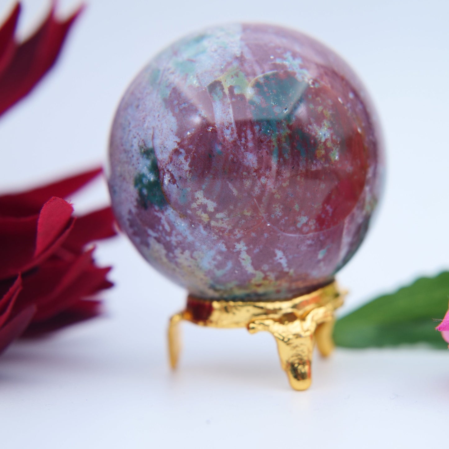 Ocean Jasper Sphere – 56 mm / 230 g
