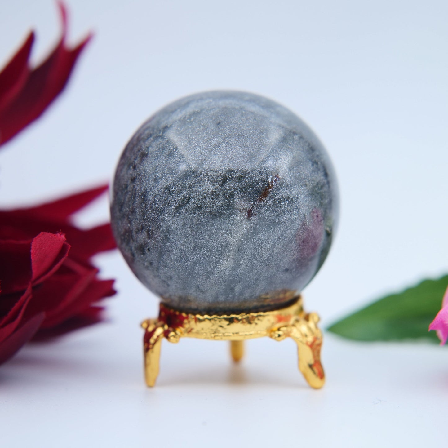 Grey Aventurine Sphere – 49 mm / 155 g