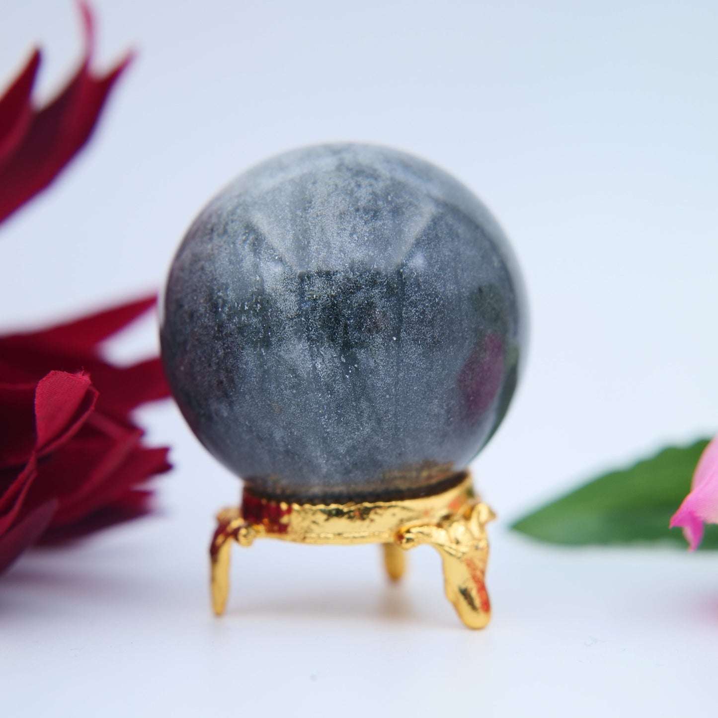 Grey Aventurine Sphere – 49 mm / 155 g