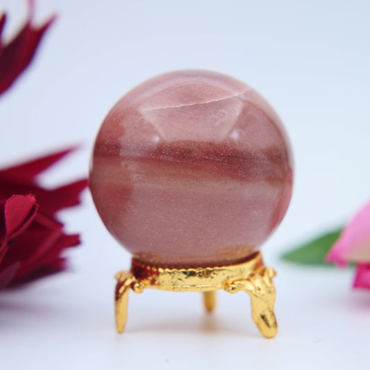 Peach Moonstone Sphere – 46 mm / 145 g