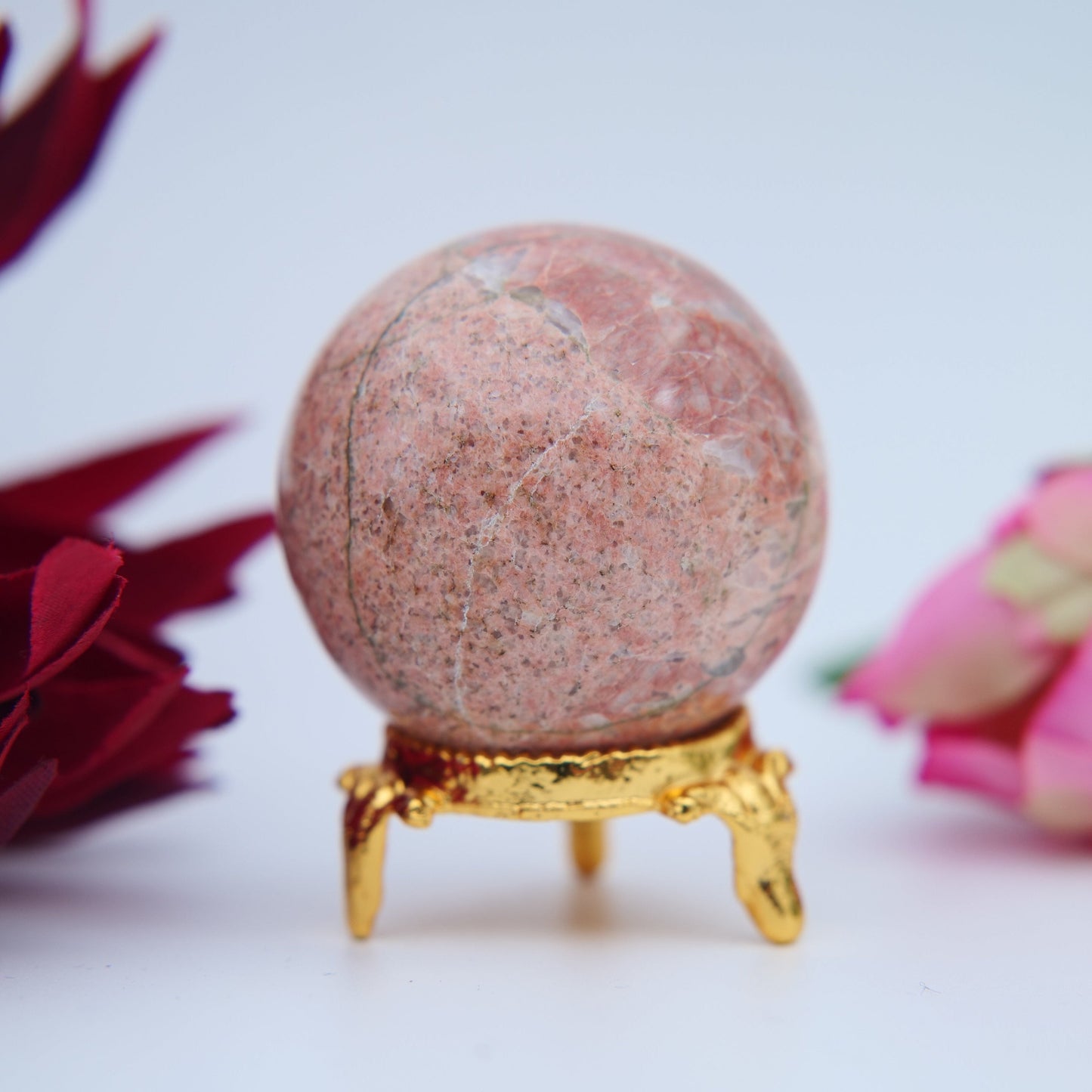 Unakite Sphere – 45 mm / 124 g