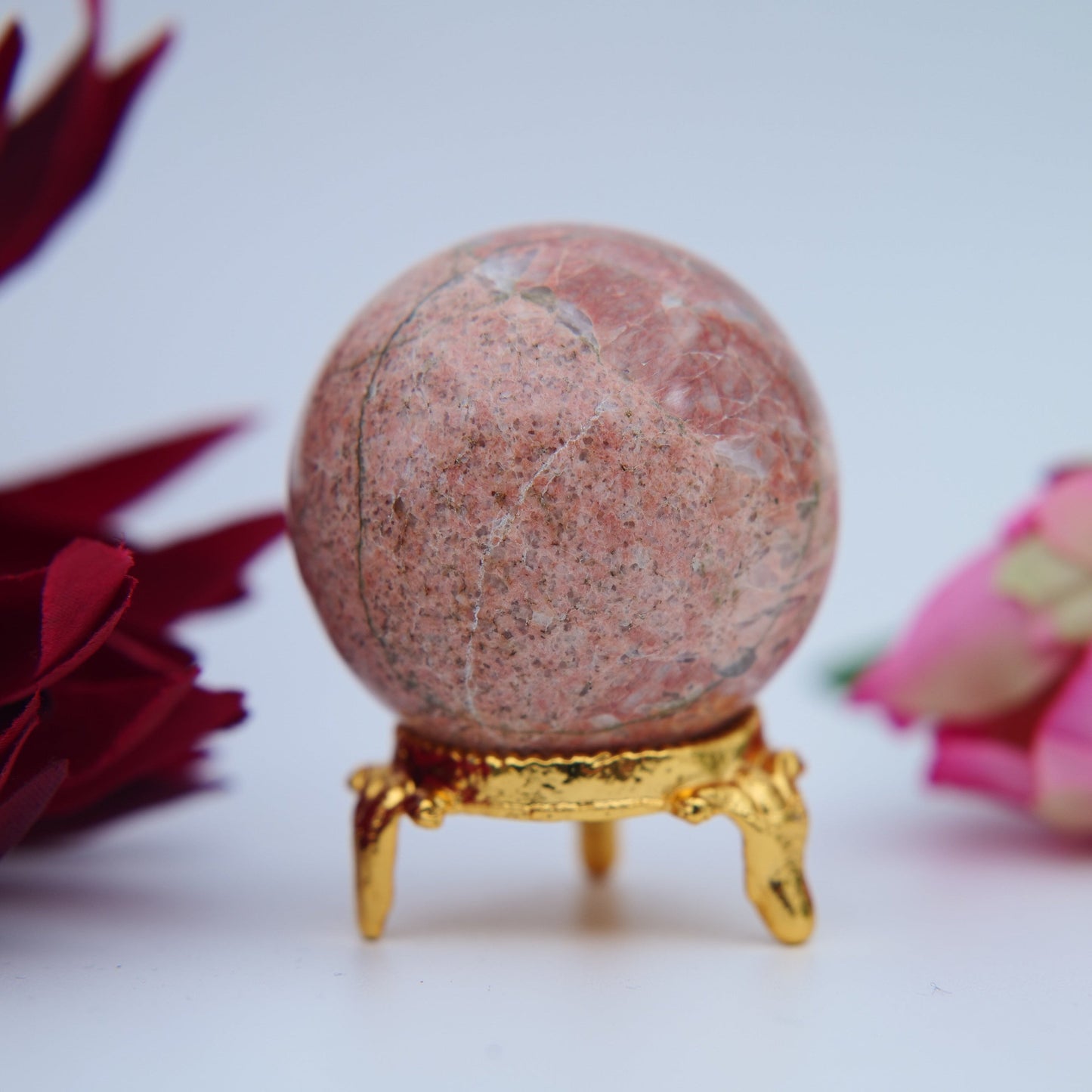 Unakite Sphere – 45 mm / 124 g