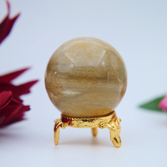 Yellow Aventurine Sphere – 47 mm / 138 g