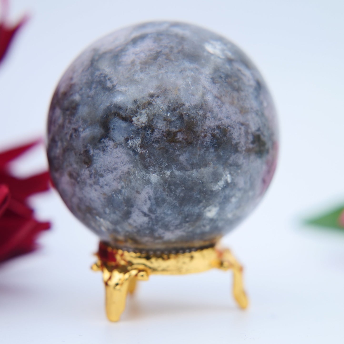 Blue Iolite Sphere – 55 mm / 250 g