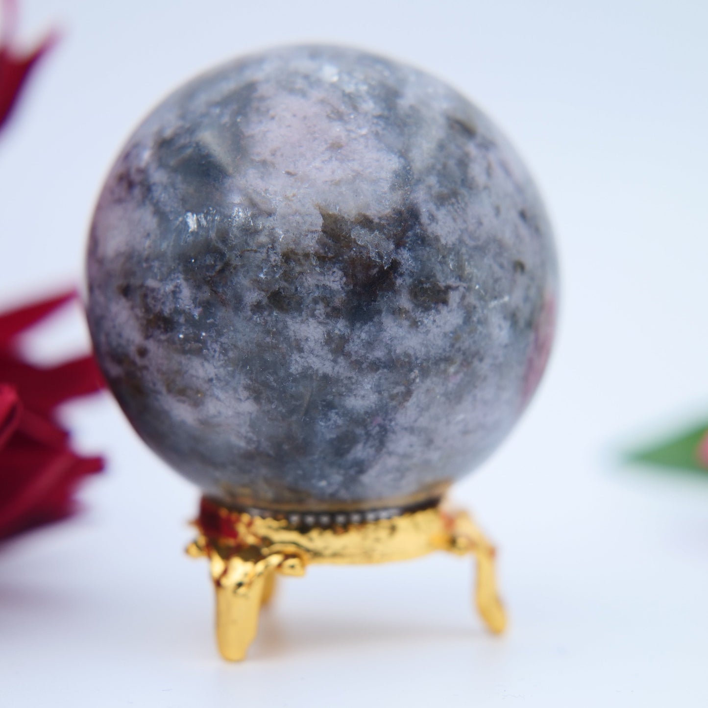 Blue Iolite Sphere – 55 mm / 250 g