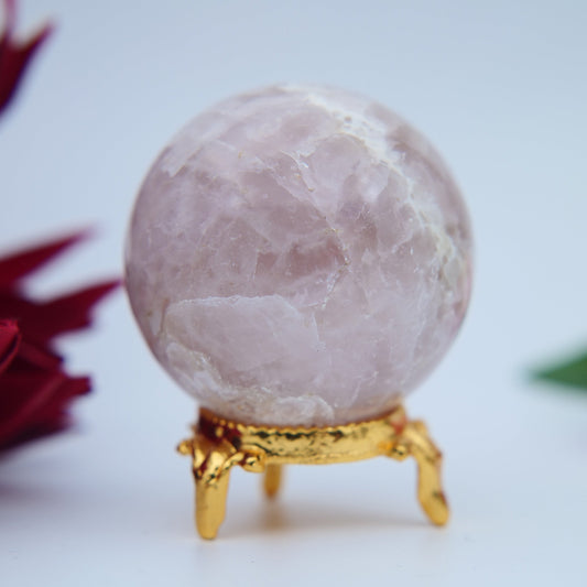 Rose Quartz Sphere – 50 mm / 180 g