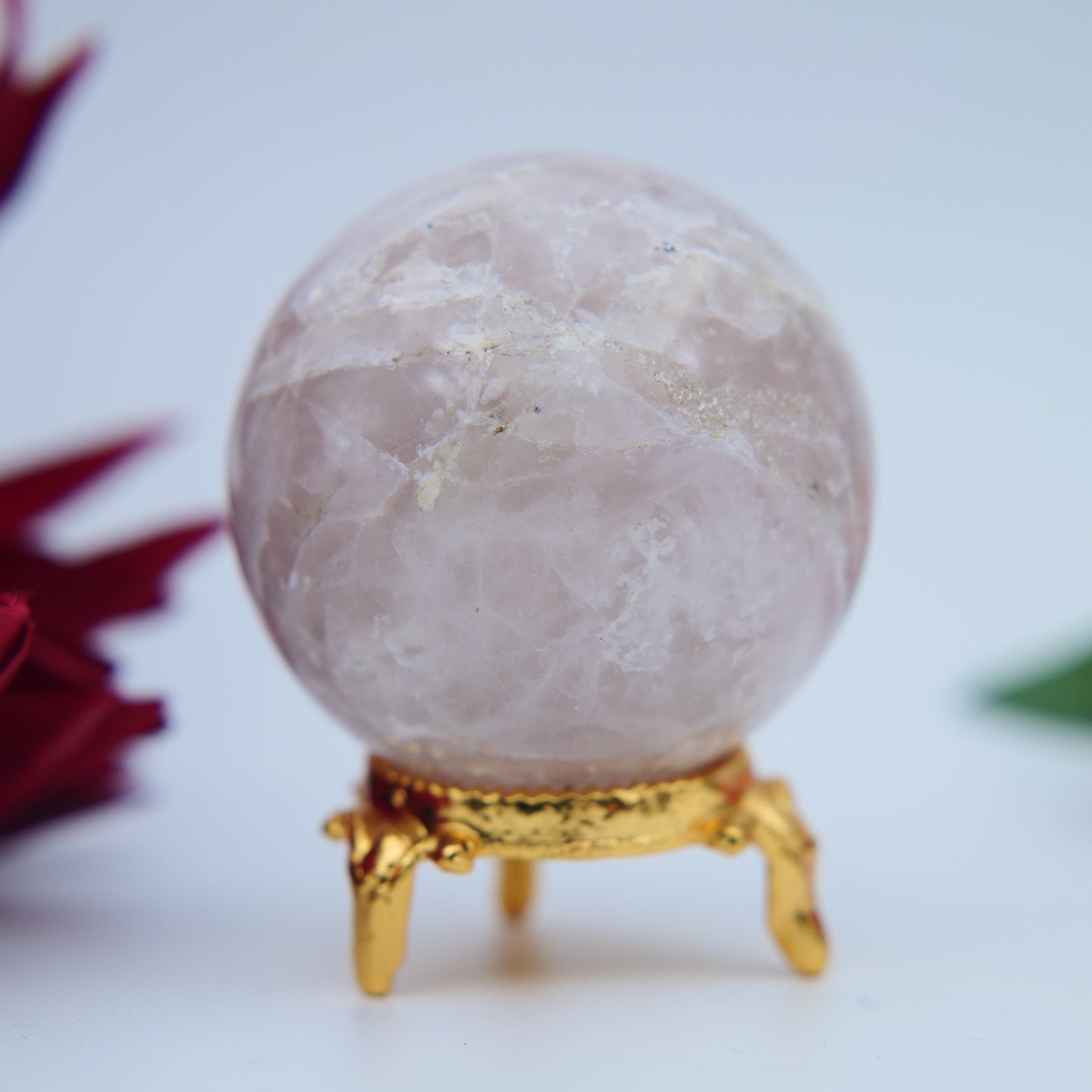 Rose Quartz Sphere – 50 mm / 180 g