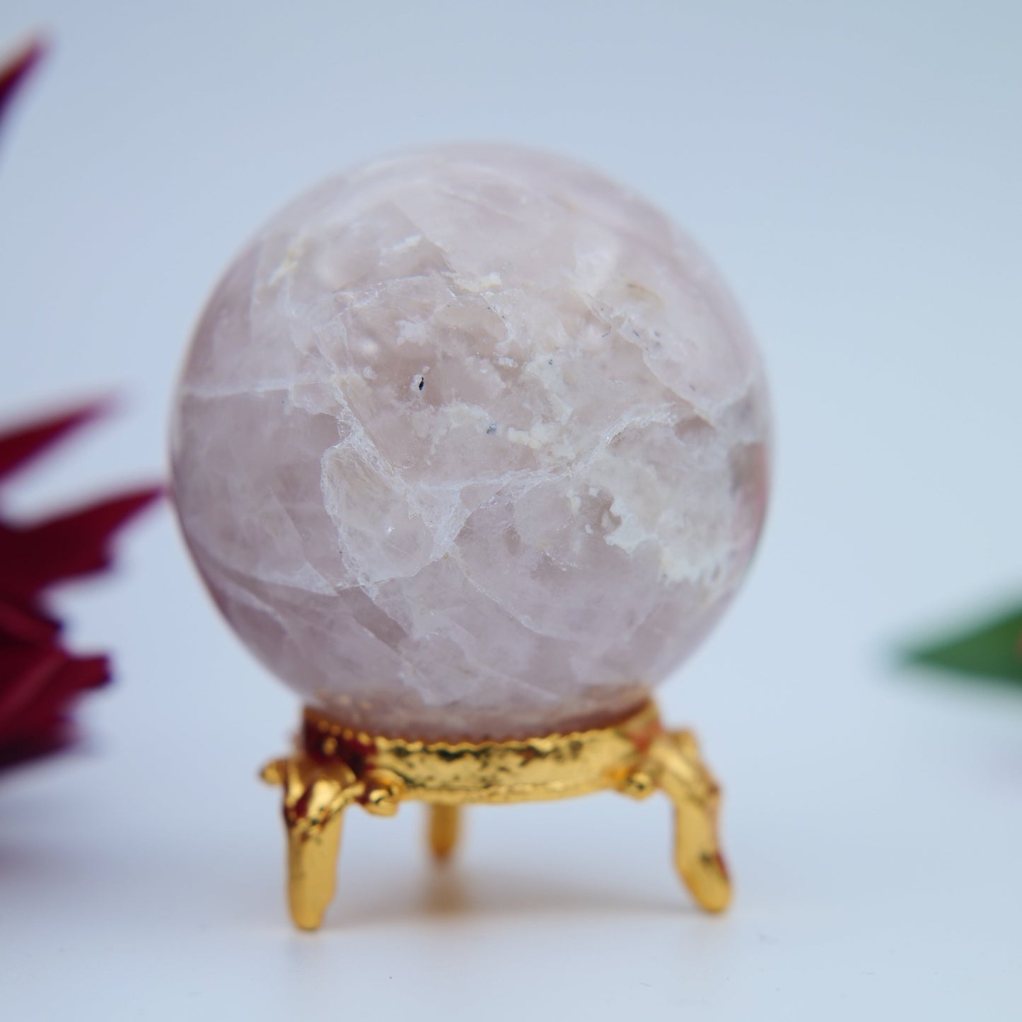 Rose Quartz Sphere – 50 mm / 180 g
