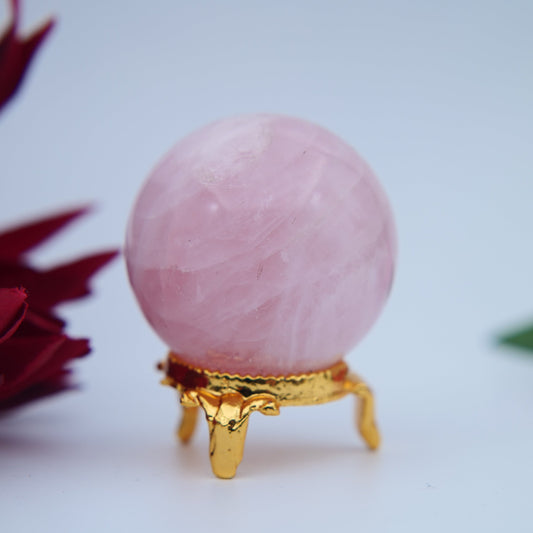 Rose Quartz Sphere – 45 mm / 127 g