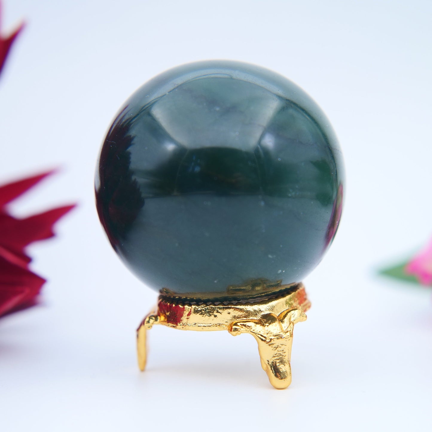 Green Jade Sphere – 52 mm / 192 g