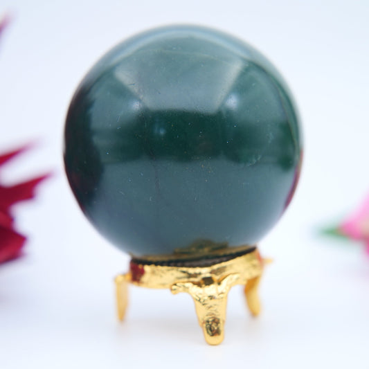 Green Jade Sphere – 55 mm / 242 g