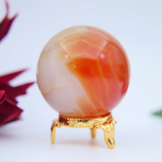 Carnelian Sphere – 50 mm / 208 g
