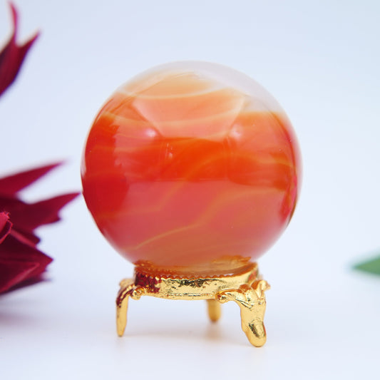 Carnelian Sphere – 50 mm / 208 g