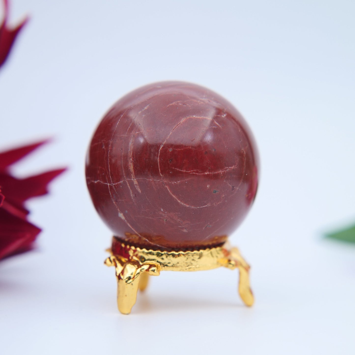 Red Jasper Sphere – 45 mm / 125 g