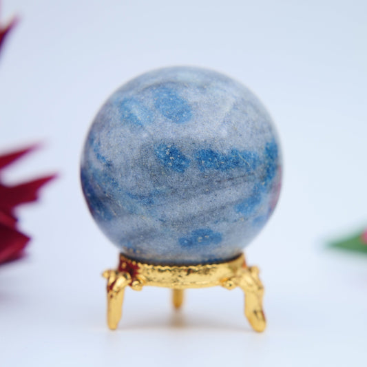 Blue Spinel Sphere – 49 mm / 161 g