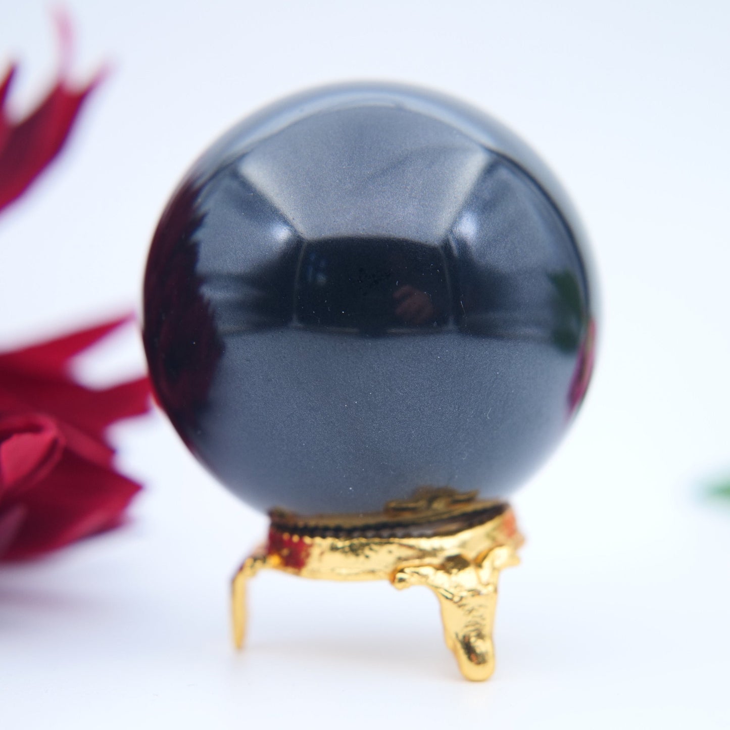 Black Obsidian Sphere – 56 mm / 265 g