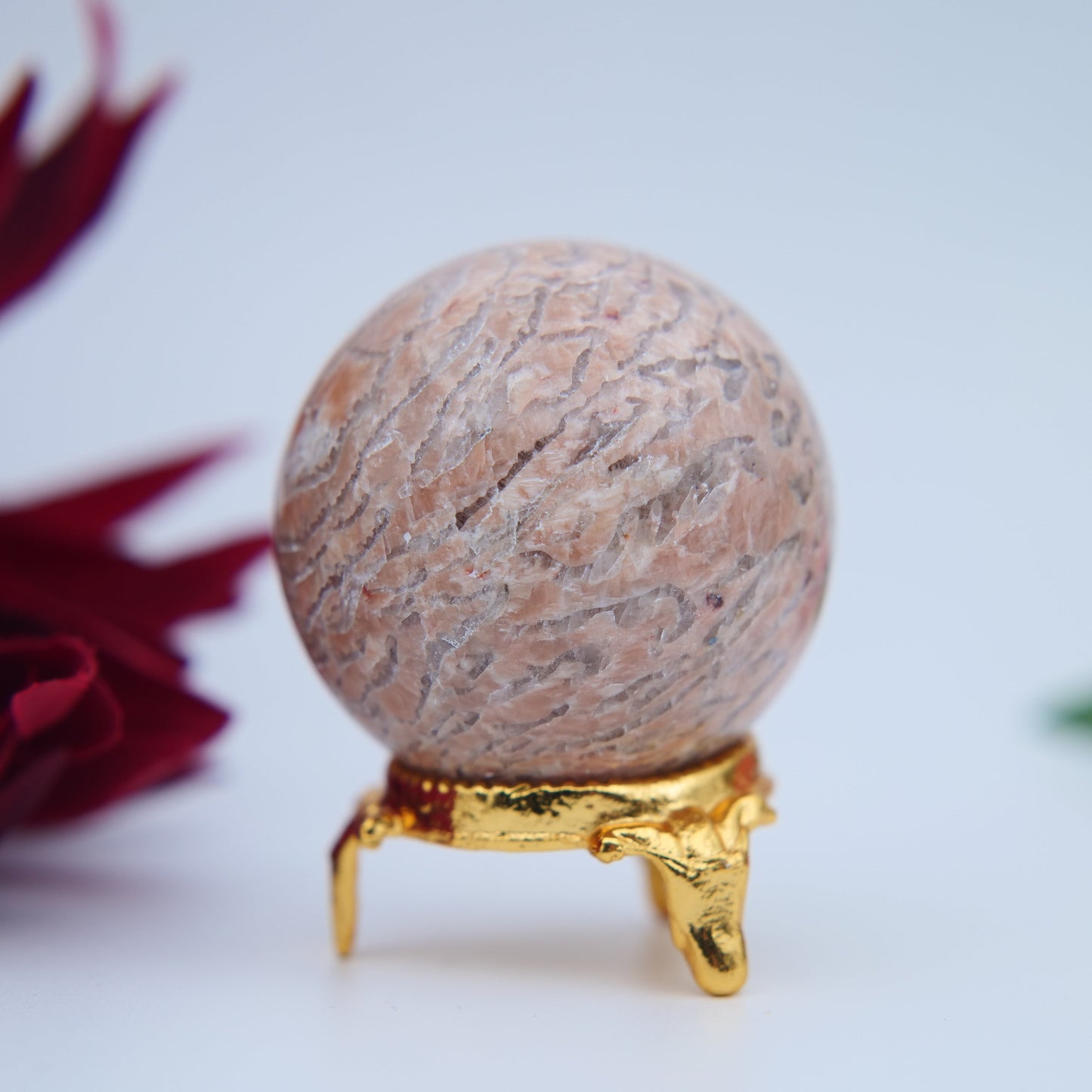 Unakite Sphere – 46 mm / 131 g