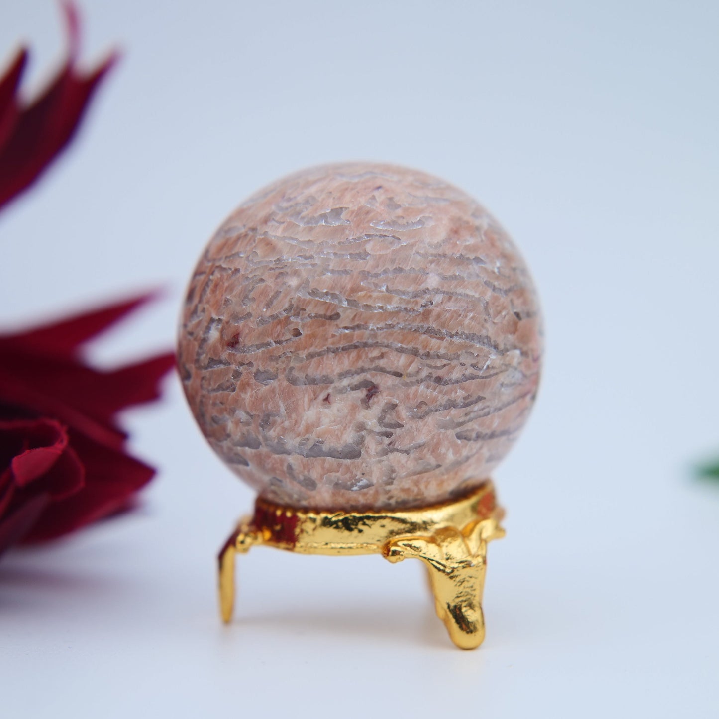 Unakite Sphere – 46 mm / 131 g