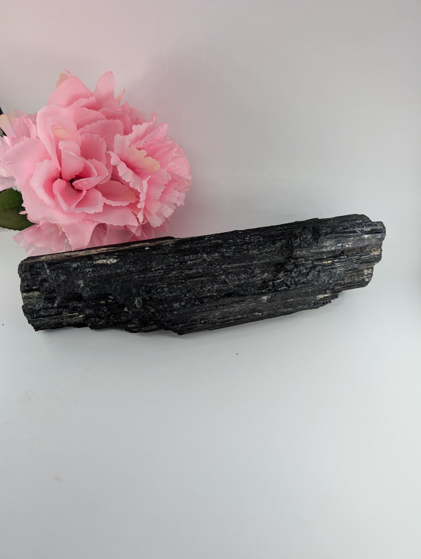 AAA+ Huge Black Tourmaline Crystal - 1540 Grams, 250mm - Positive Faith Hope Love