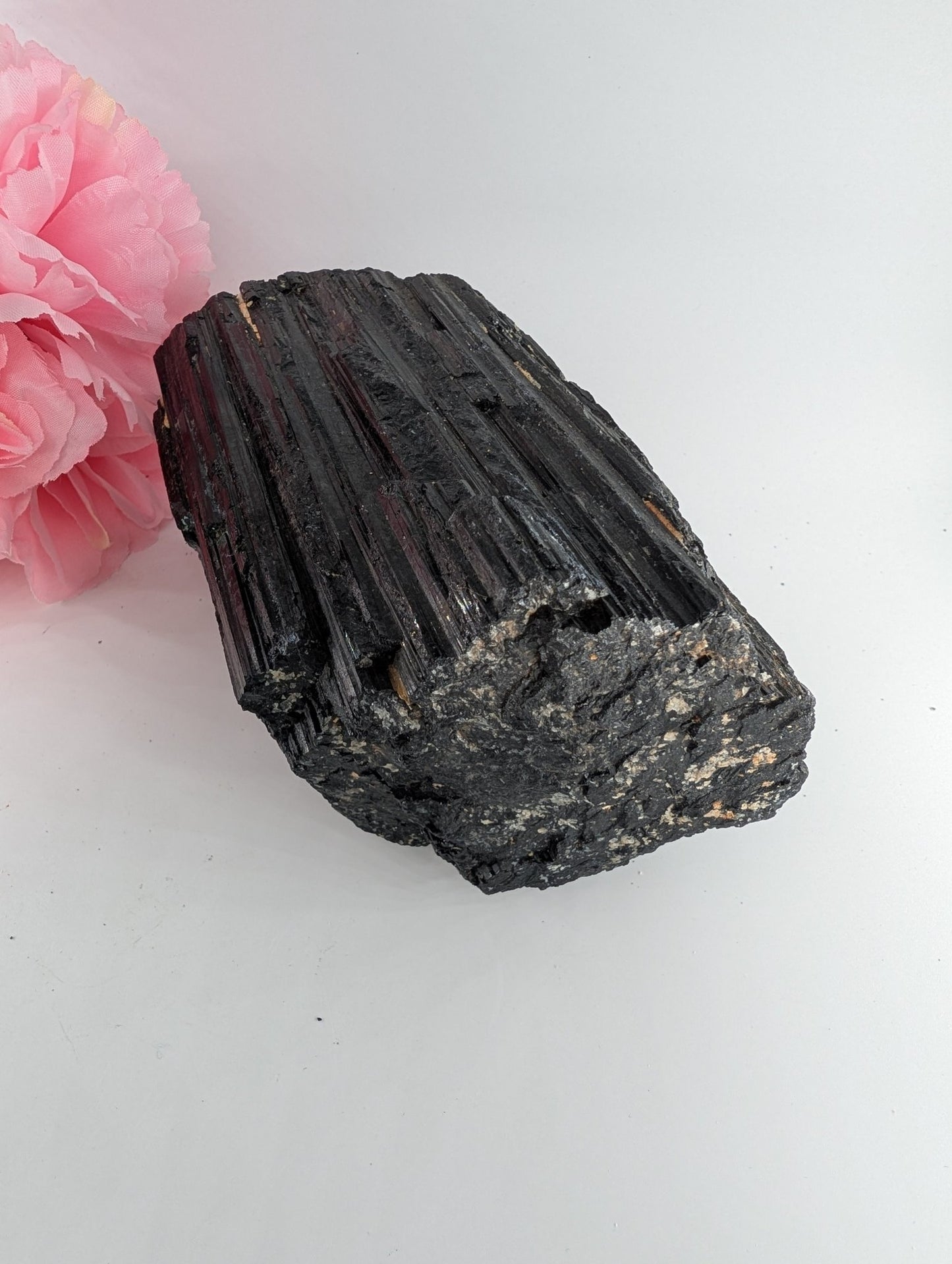 AAA+ Huge Black Tourmaline Crystal - 1811g, 130mm x 90mm x 90mm - Positive Faith Hope Love