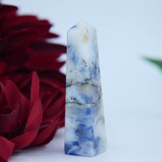 Afghanite Tower — 70mm, 36g (Pakistan) - Positive Faith Hope Love