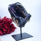 Agate Geode Brazil 1031 g on stand. - Positive Faith Hope Love