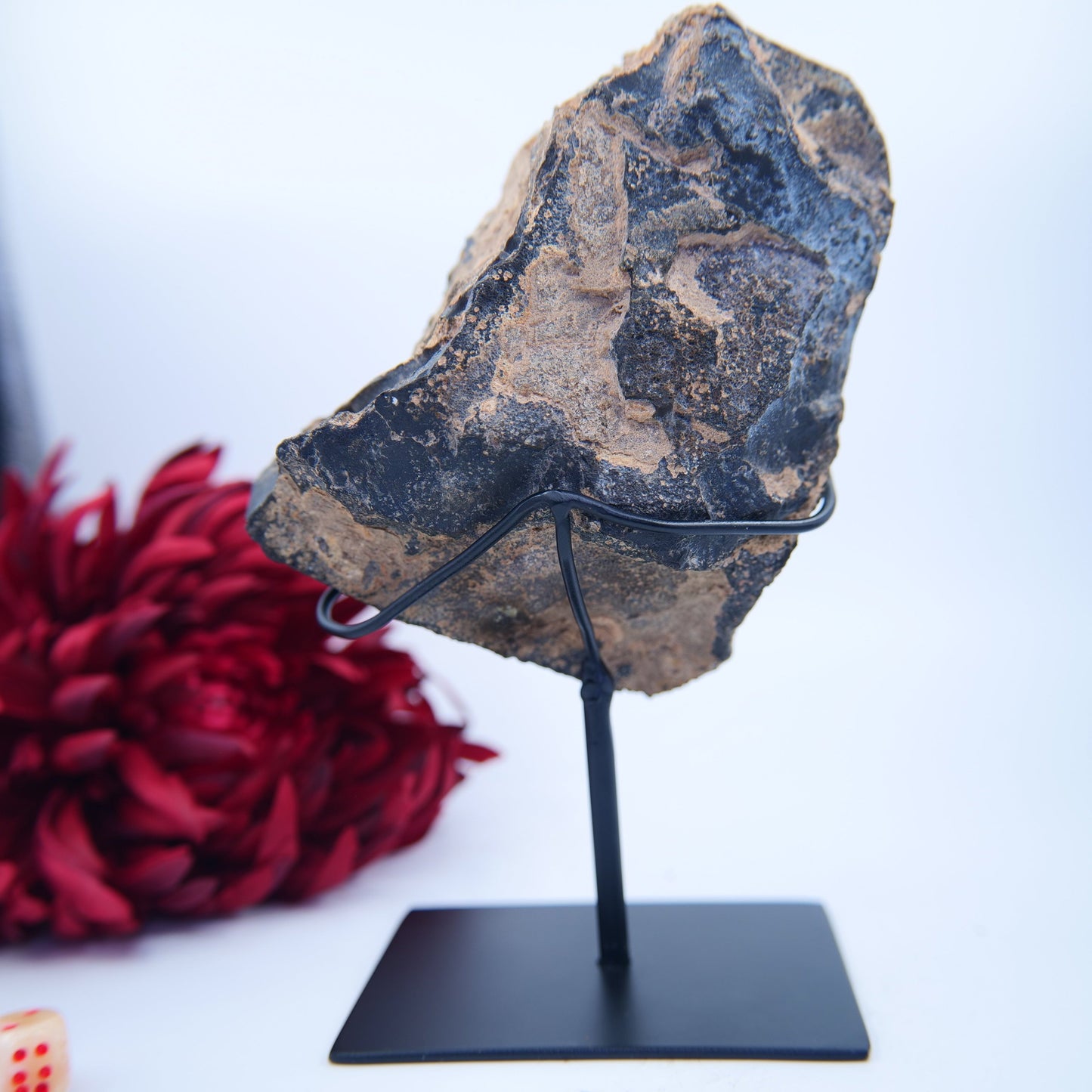 Agate Geode Brazil 1031 g on stand. - Positive Faith Hope Love